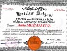 Uzm. Psk. Adila Mustafayeva Psikoloji sertifikası