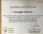 Uzm. Kl. Psk. İremgül Özeren Psikoloji sertifikası