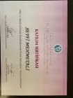 Uzm. Dr. Seyfi Memetali Psikiyatri sertifikası