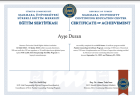 Psk. Ayşe Duran Psikoloji sertifikası