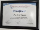 Op. Dr. Nurten Yavuz Plastik Rekonstrüktif ve Estetik Cerrahi sertifikası