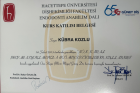 Uzm. Dt. Kübra Kirişçi Diş Hekimi sertifikası
