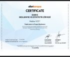 Dyt. Melike Yiğit Diyetisyen sertifikası