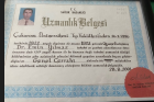 Op. Dr. Emin Yılmaz Genel Cerrahi sertifikası