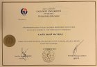 Uzm. Dr. Yasin Baki Baydaş Dahiliye - İç Hastalıkları sertifikası
