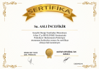 Dyt. Aslı İncefikir Diyetisyen sertifikası