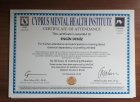 Uzm. Kl. Psk. Engin Deniz Klinik Psikolog sertifikası