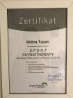 Uzm. Fzt. Kübra Tapan Fizyoterapi sertifikası