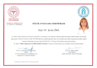 Dr. Işınay Ünal Geleneksel ve Tamamlayıcı Tıp sertifikası