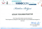 Uzm. Dyt. Güler Tosunbayraktar Diyetisyen sertifikası