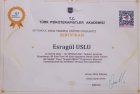 Psk. Esra Uslu Psikoloji sertifikası