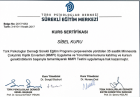 Uzm. Psk. Sibel Kuru Psikoloji sertifikası