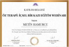 Uzm. Psk. Dan. Metin Hamurcu Psikolojik Danışman sertifikası