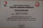 Psk. Dan. Zülal Özmen Psikolojik Danışman sertifikası