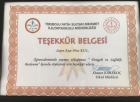 Dyt. Ayşe Nisa Kul Diyetisyen sertifikası