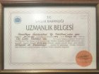 Op. Dr. Çetin Köstekci Ortopedi ve Travmatoloji sertifikası