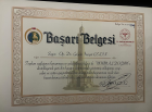 Op. Dr. Gayem İnayet Turgay Kadın Hastalıkları ve Doğum sertifikası