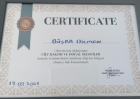 Dyt. Büşra Kılınç Dilmen Diyetisyen sertifikası