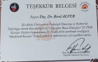 Prof. Dr. Birol Alver Psikolojik Danışman sertifikası