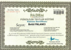 Uzm. Kl. Psk. Betül Palancı Psikoloji sertifikası