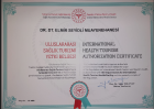 Uzm. Dr. Elmir Seyidli Diş Hekimi sertifikası