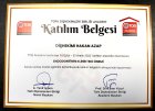 Dt. Hakan Azap Diş Hekimi sertifikası