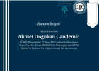 Psk. Doğukan Candemir Psikoloji sertifikası