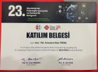 Uzm. Psk. Dan. Okan Tiring Psikoloji sertifikası