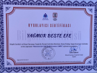 Psk. Yağmur Beste Efe Psikoloji sertifikası