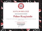 Dt. Fidan Kuşcizade Diş Hekimi sertifikası