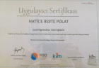 Uzm. Kl. Psk. H.Beste Polat Varlı Klinik Psikolog sertifikası