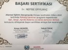Uzman Aile Danışmanı Nefise Eryılmaz Aile Danışmanı sertifikası