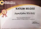 Çocuk Gelişim Uzmanı Kübra Yoldaş Demirbolat Çocuk Gelişim Uzmanı sertifikası