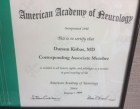 Prof. Dr. Dursun Kırbaş Nöroloji (Beyin ve Sinir Hastalıkları) sertifikası