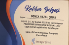 Fzt. Gonca Hazal Çınar Fizyoterapi sertifikası
