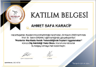 Dt. Ahmet Safa Karacif Diş Hekimi sertifikası
