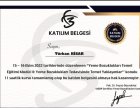 Uzm. Kl. Psk. Türkan Hisar Klinik Psikolog sertifikası