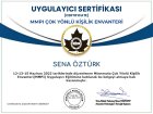 Klinik Psikolog  Sena Öztürk Klinik Psikolog sertifikası