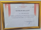Op. Dr. Rabia Başer Açıkgöz Kadın Hastalıkları ve Doğum sertifikası