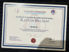 Psk. Burak Çil Psikoloji sertifikası