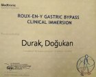 Doç. Dr. Doğukan Durak Genel Cerrahi sertifikası