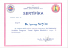 Dr. Işınay Ünal Geleneksel ve Tamamlayıcı Tıp sertifikası