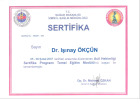 Dr. Işınay Ünal Geleneksel ve Tamamlayıcı Tıp sertifikası
