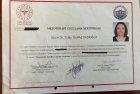 Uzm. Dr. Tülay Kadıoğlu Medikal Estetik Tıp Doktoru sertifikası