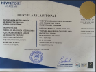Psk. Dan. Duygu Arslan Topal Psikolojik Danışman sertifikası
