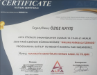Psk. Dan. Özge Kayış Psikolojik Danışman sertifikası