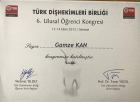 Uzm. Dt. Gamze Hayırcı Diş Hekimi sertifikası