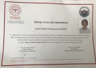 Uzm. Kl. Psk. Ece Ergür Psikoloji sertifikası