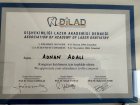 Dt. Adnan Adalı Diş Hekimi sertifikası