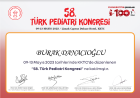 Uzm. Dr. Burak Danacıoğlu Çocuk Sağlığı ve Hastalıkları sertifikası